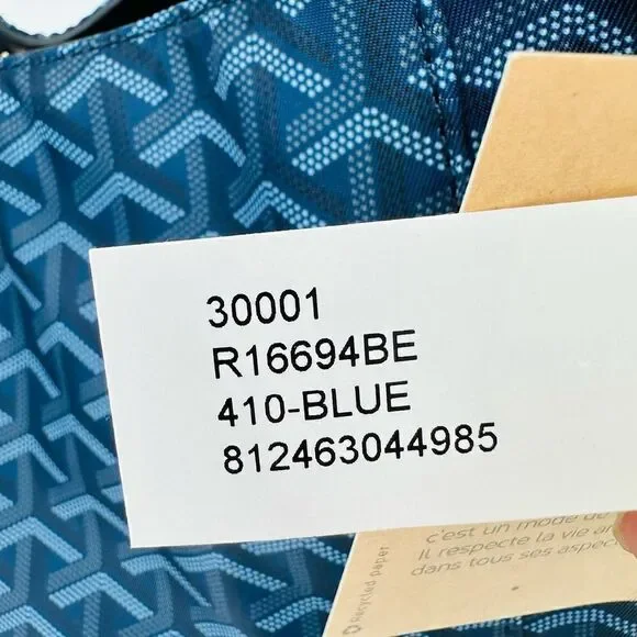 Seven Days Lifestyle & Dreams Vegan Leather BLUE Tote Large Handbag Pockets! NWT - Picture 7 of 16